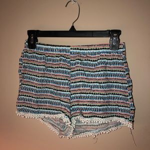Shorts- Aztec design